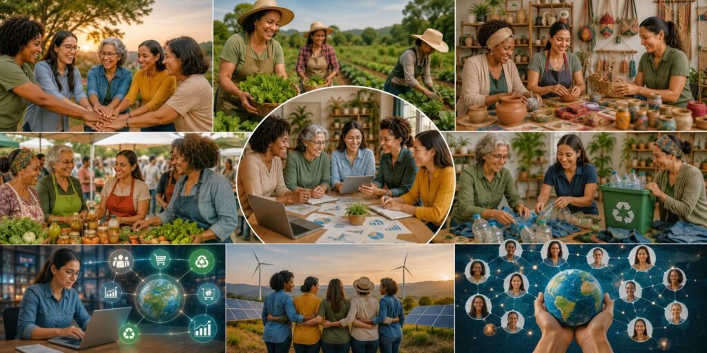 Casos de sucesso no Empoderamento feminino e sustentabilidade global