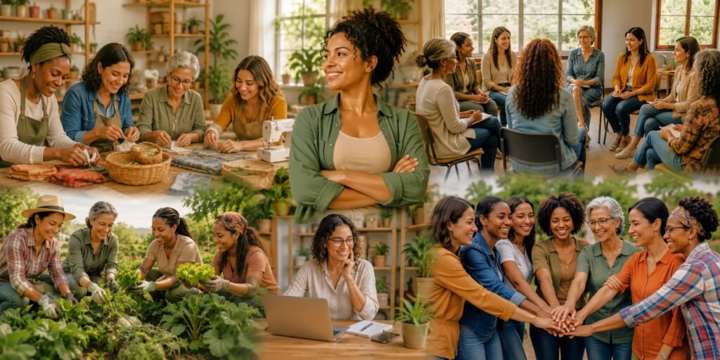 Emancipação feminina por meio da economia solidária