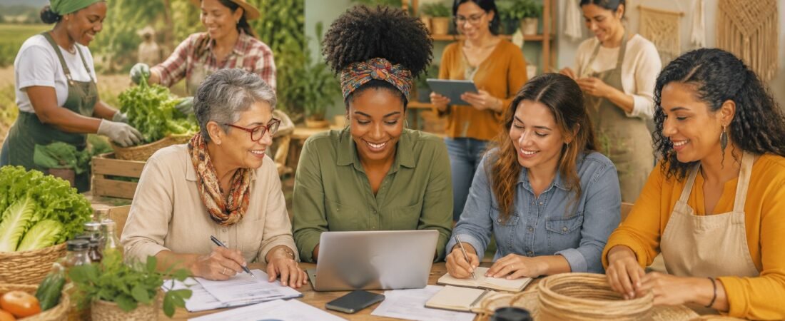 Mulheres na Economia Popular e Solidária