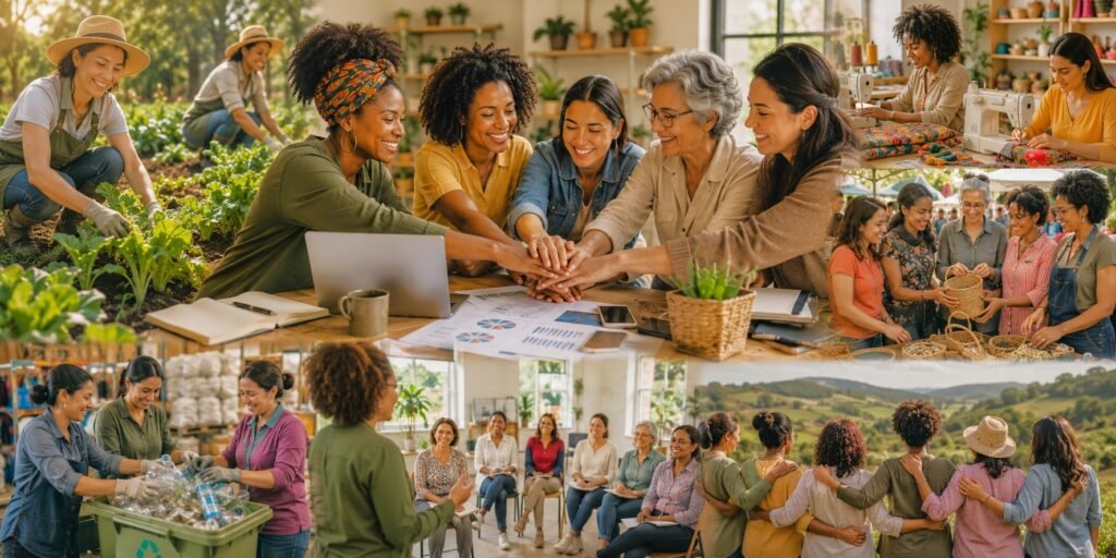 O papel das mulheres na Economia Popular e Solidária